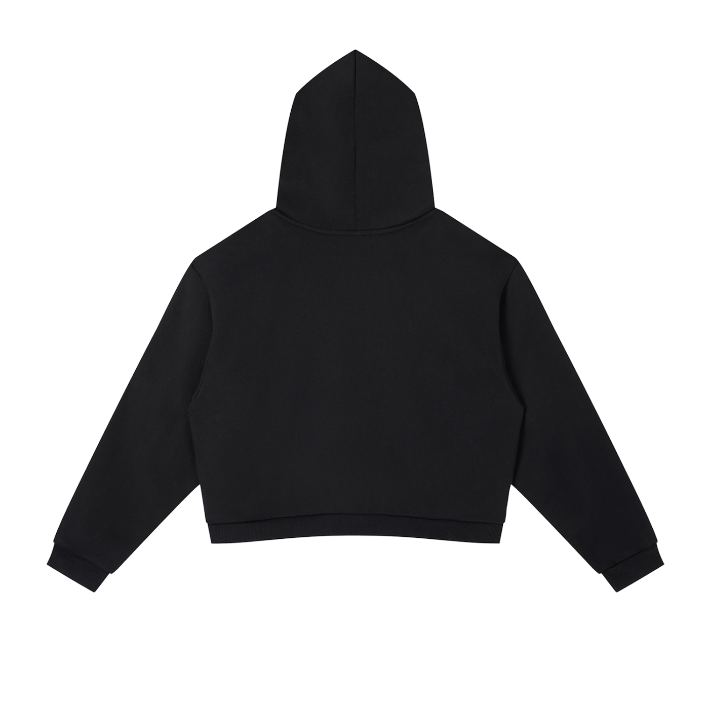 Womens Stripe Crop Hoodie