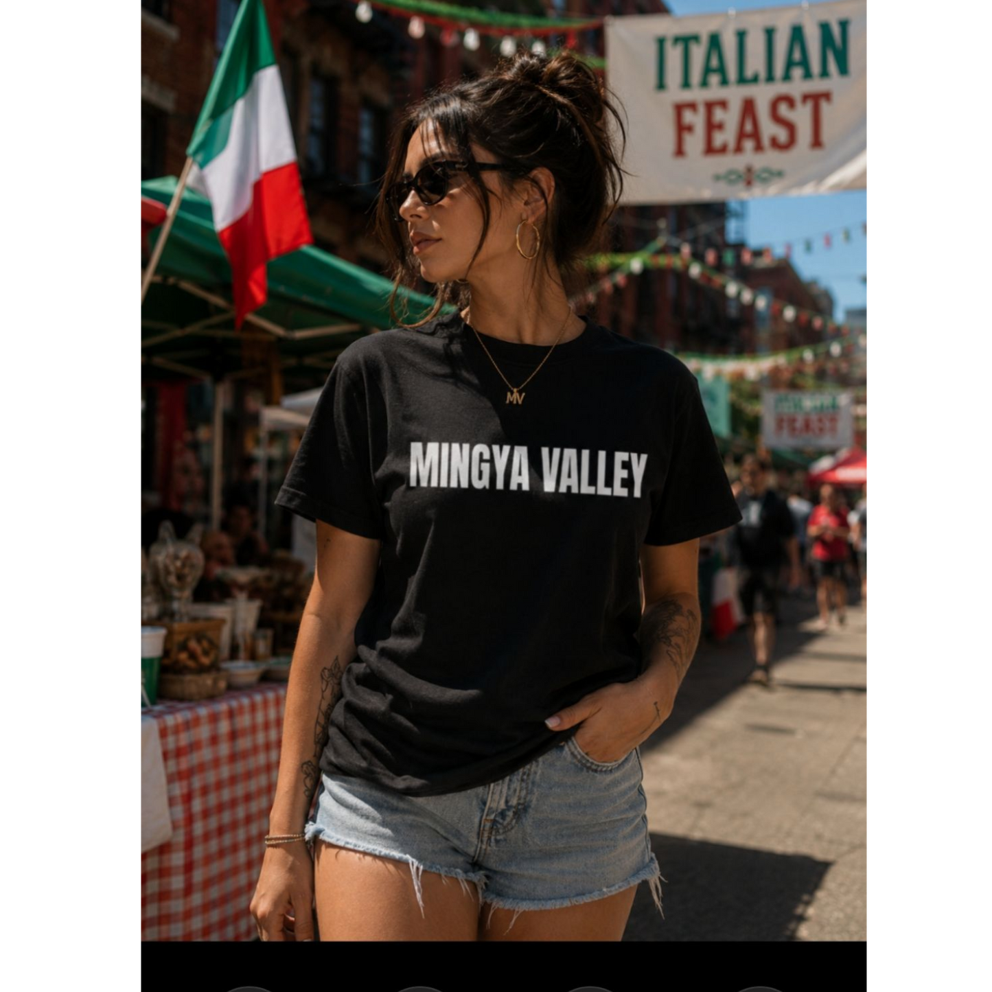 Black Mingya Valley Tee