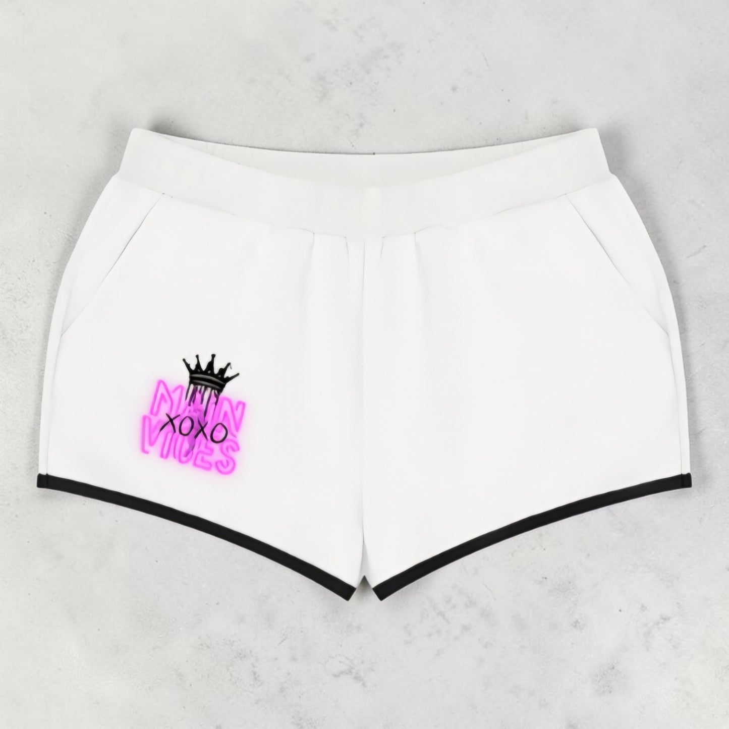 Women's Retro Contrast Binding Shorts