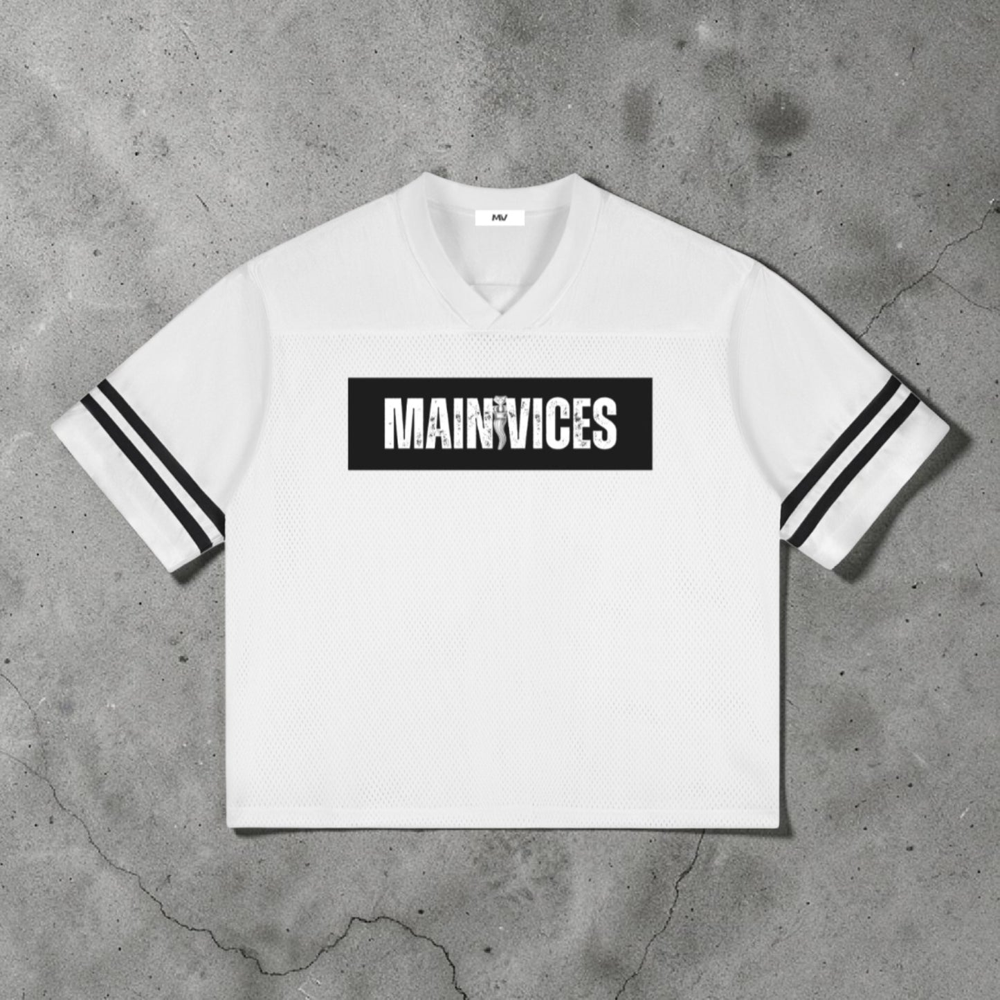 Mesh Black Stripe T-Shirt