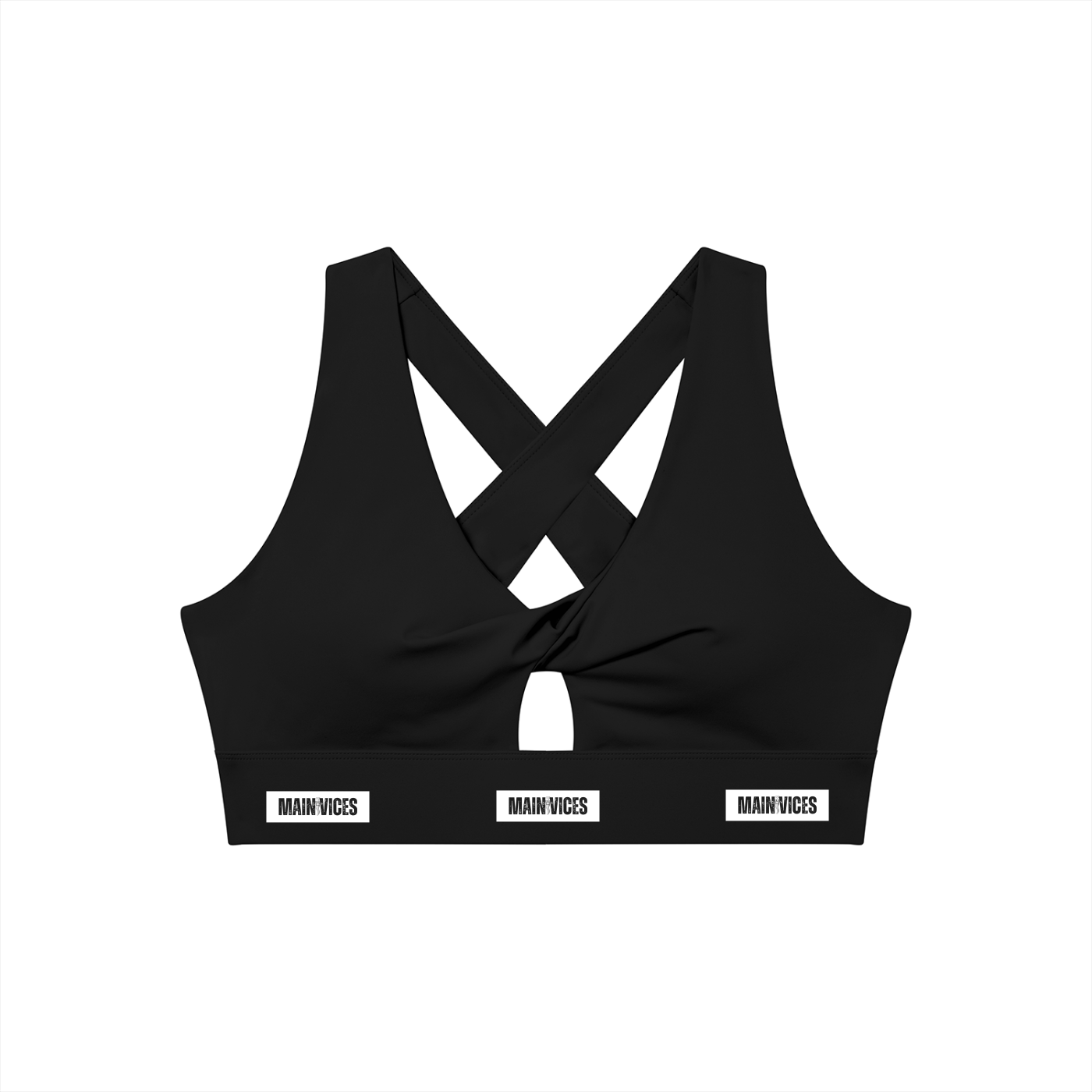 Twist Front Sports Bra