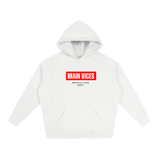 Red & White Block Hoodie
