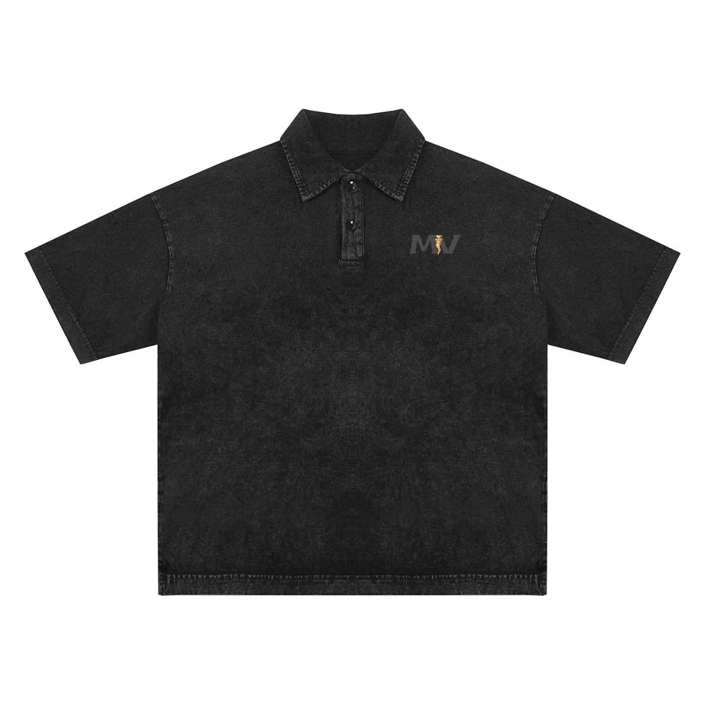 Snow-Washed Polo T-Shirt