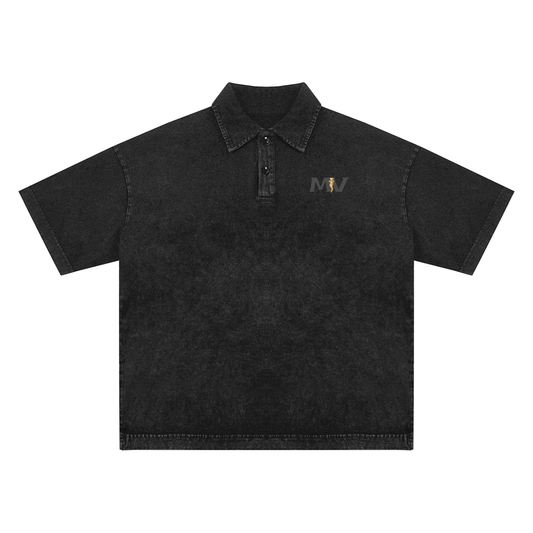 Snow-Washed Polo T-Shirt