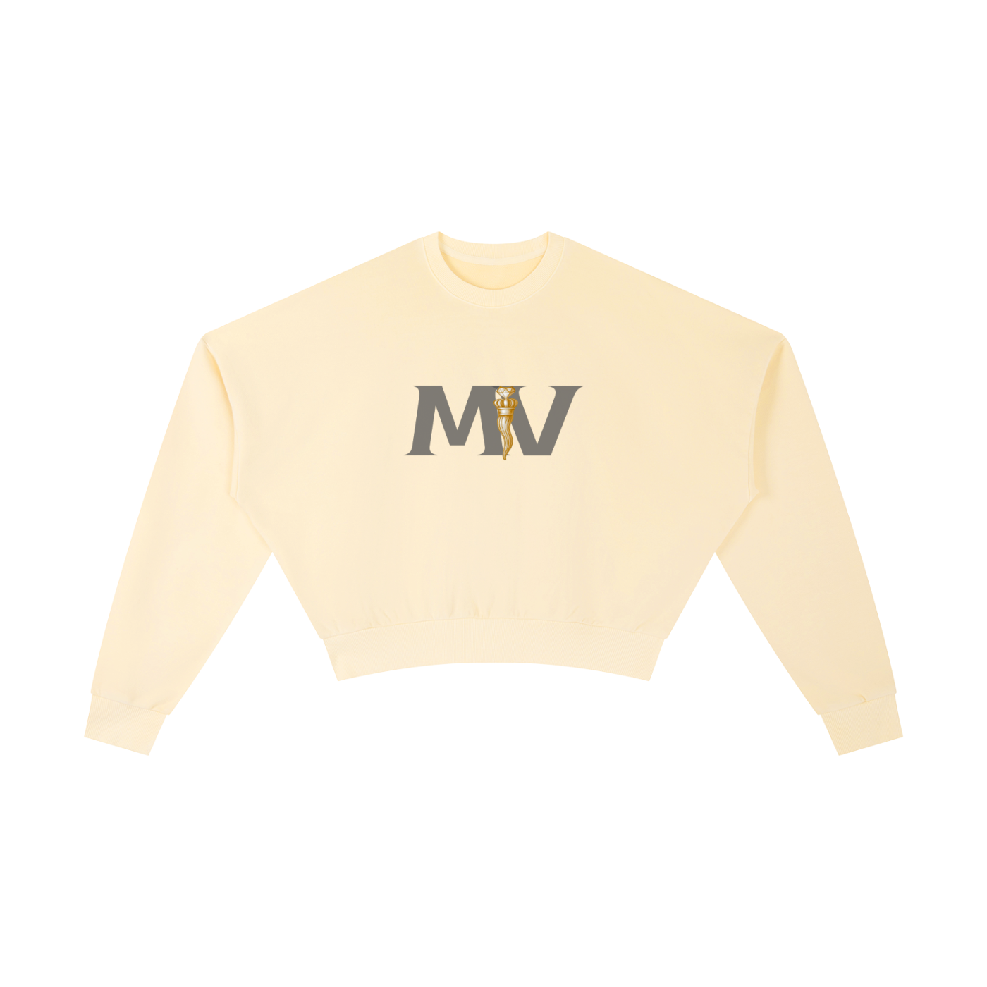 Vintage Washed Cropped Sweatshirt