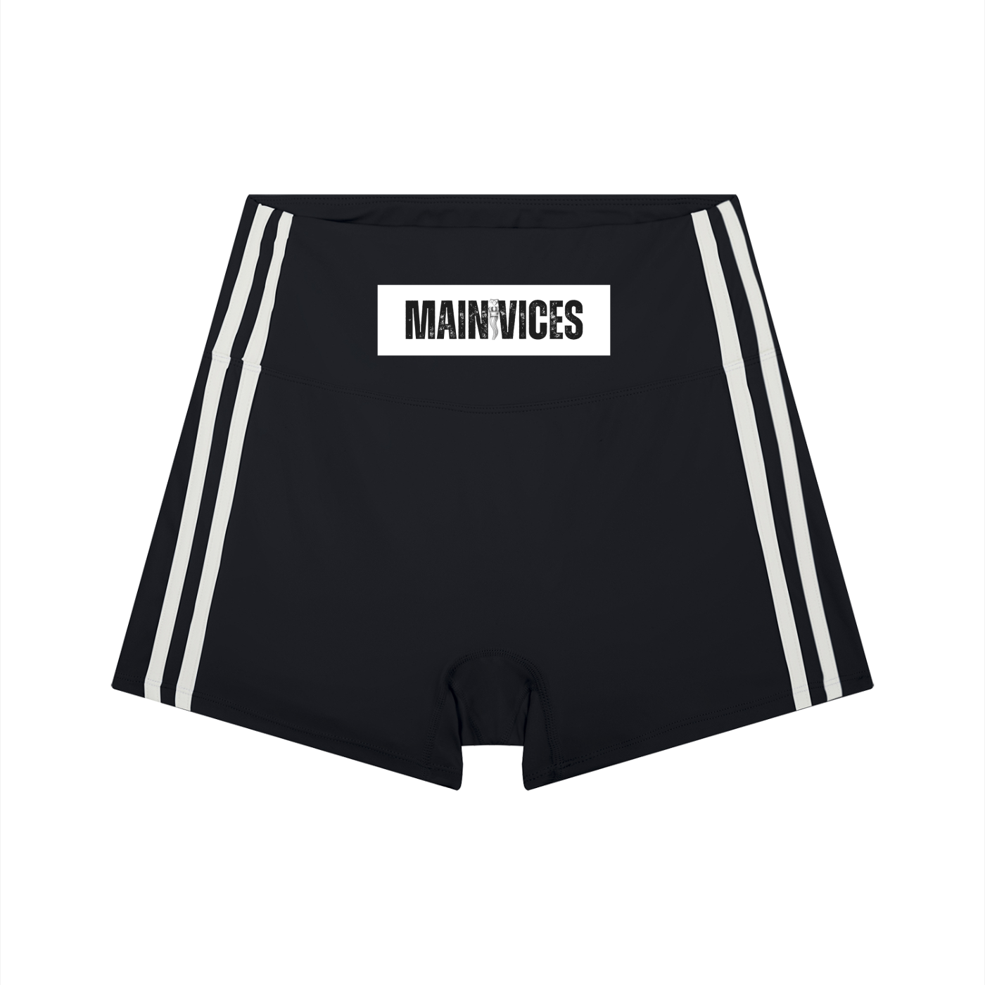 MV White Stripe Shorts