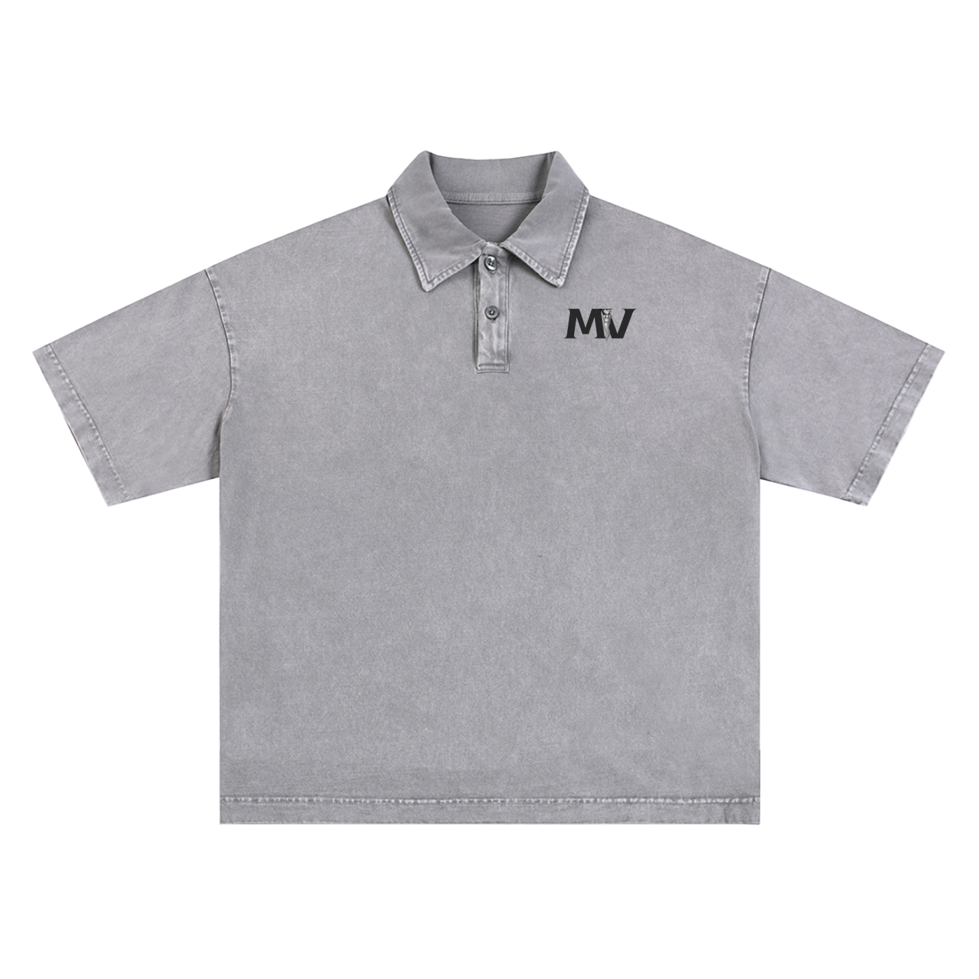 Snow-Washed Polo T-Shirt
