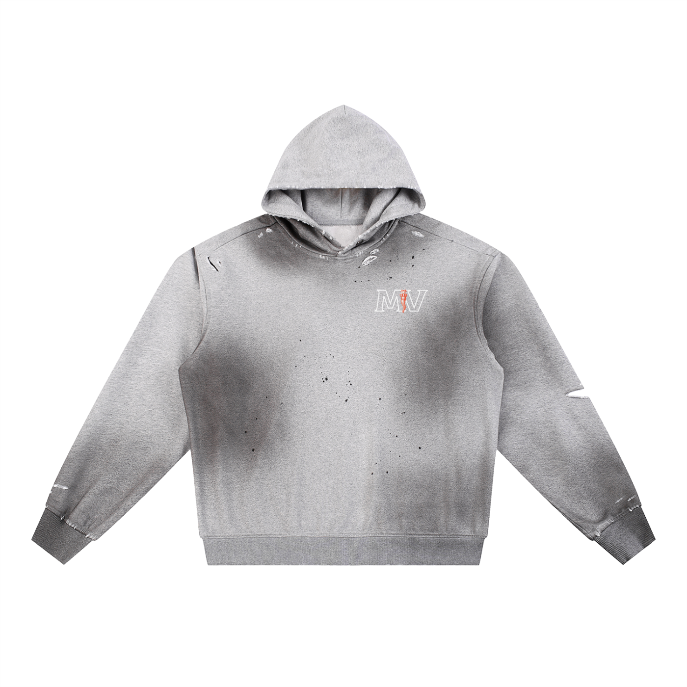 Sun Fade Frayed Hoodie