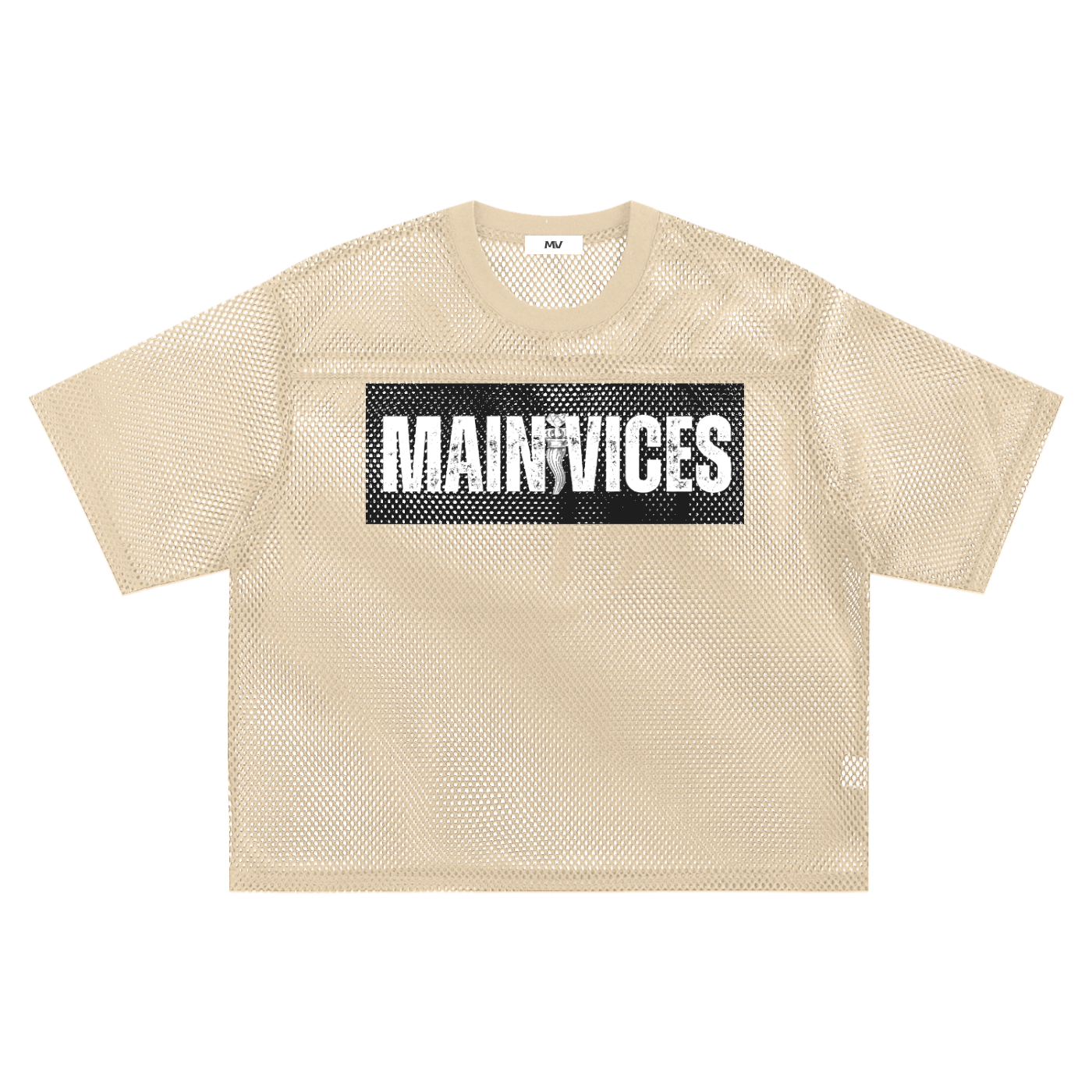 See-through Boxy Net T-Shirt