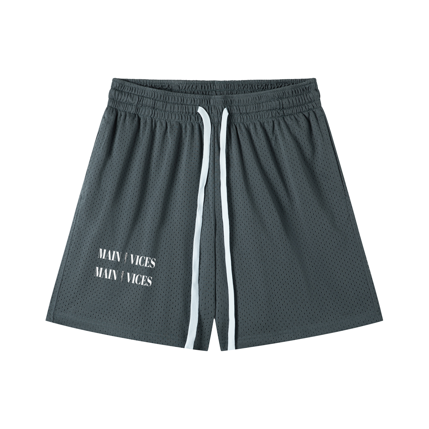 Mesh Drawstring Shorts