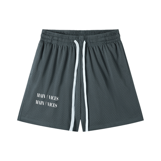Mesh Drawstring Shorts