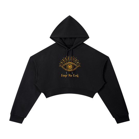 Golden Cropped Hoodie