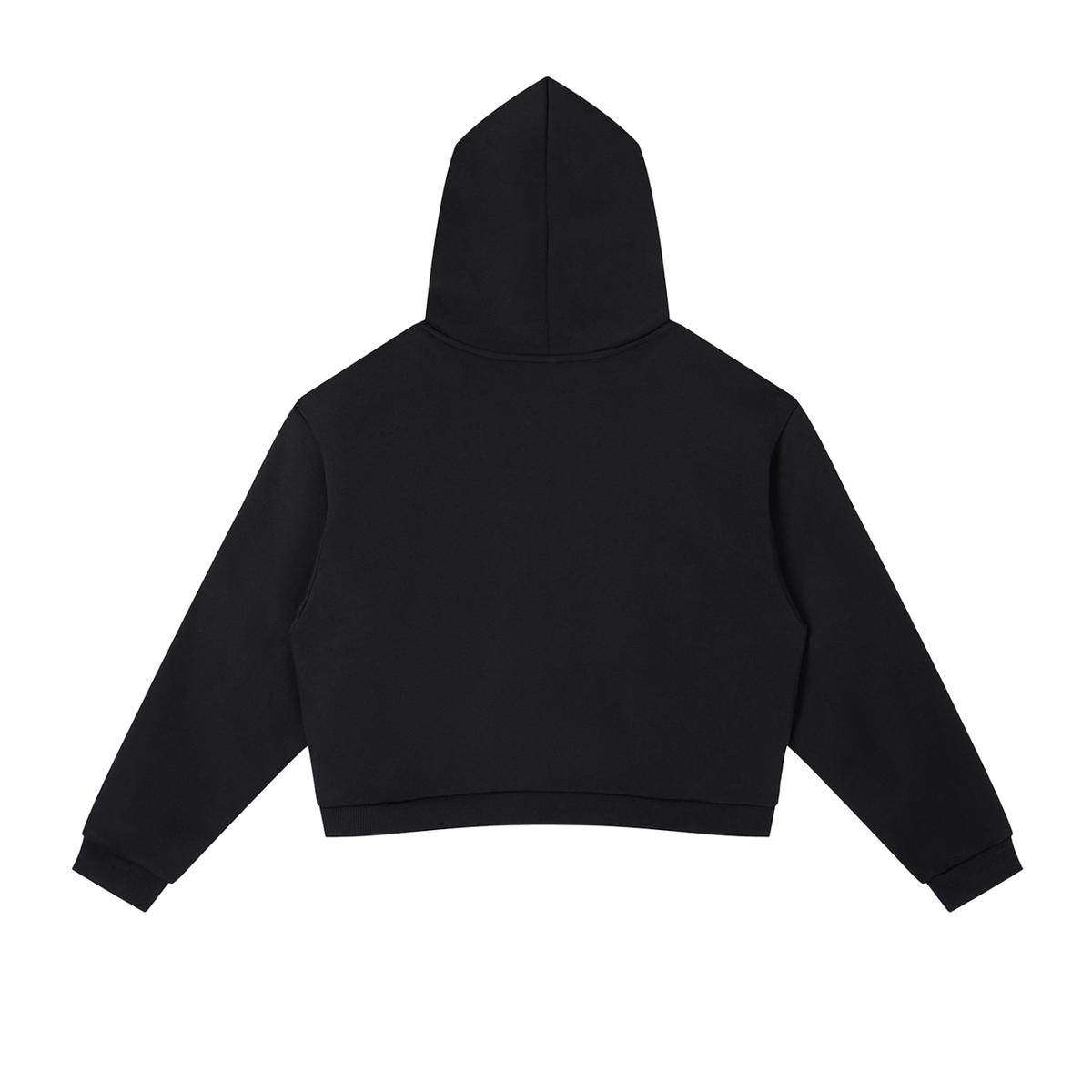 Womens Stripe Crop Hoodie