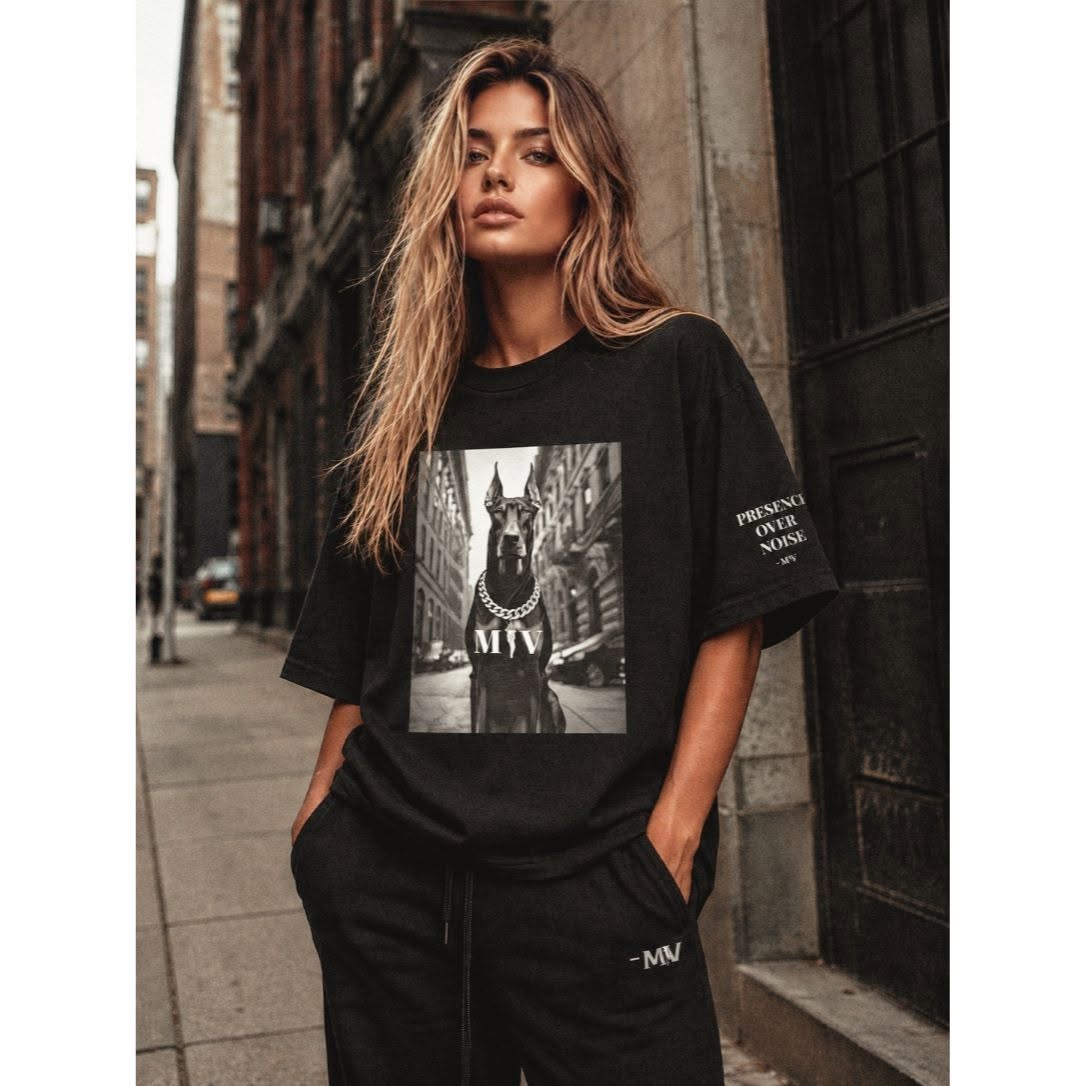 Black Doberman Tee