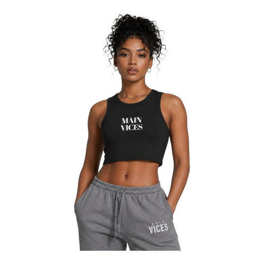 Tight Crewneck Crop Tank Top