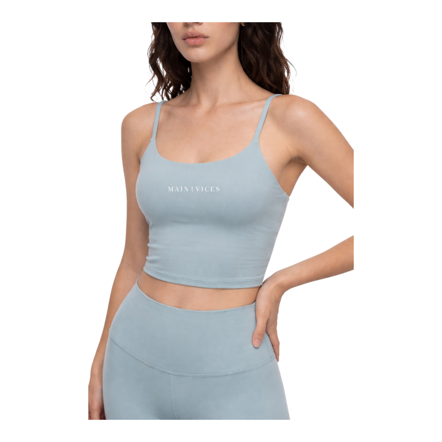 Spaghetti Strap Yoga Sports Bra