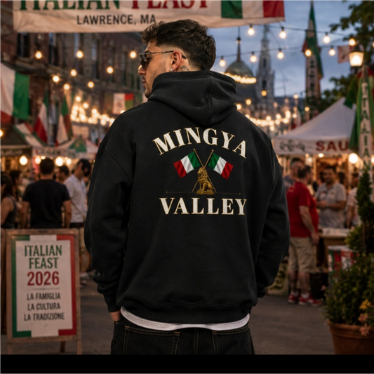 Classic Flag Black Hoodie