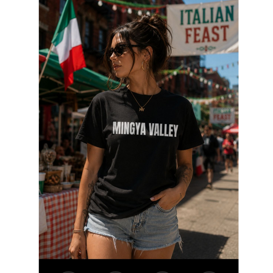 Black Mingya Valley Tee
