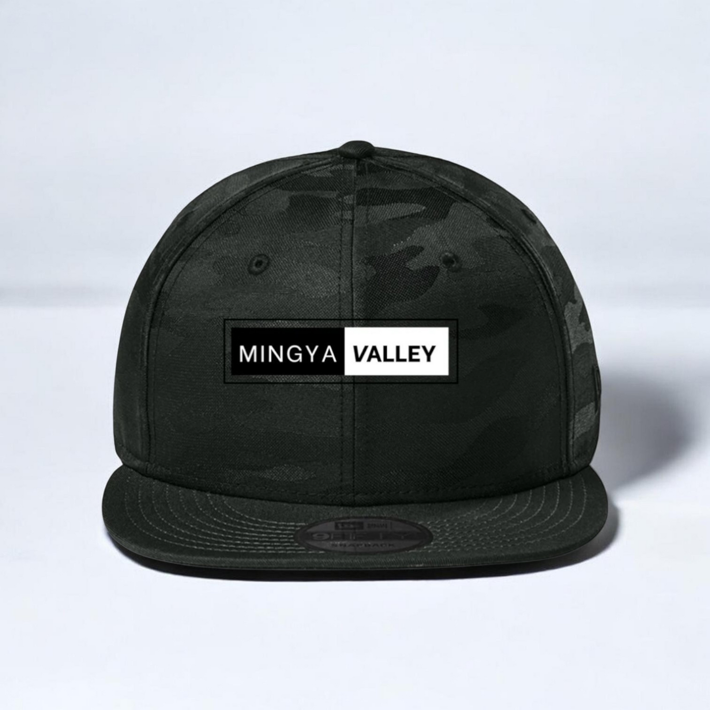 Navy Blue & Black Camo Snapback