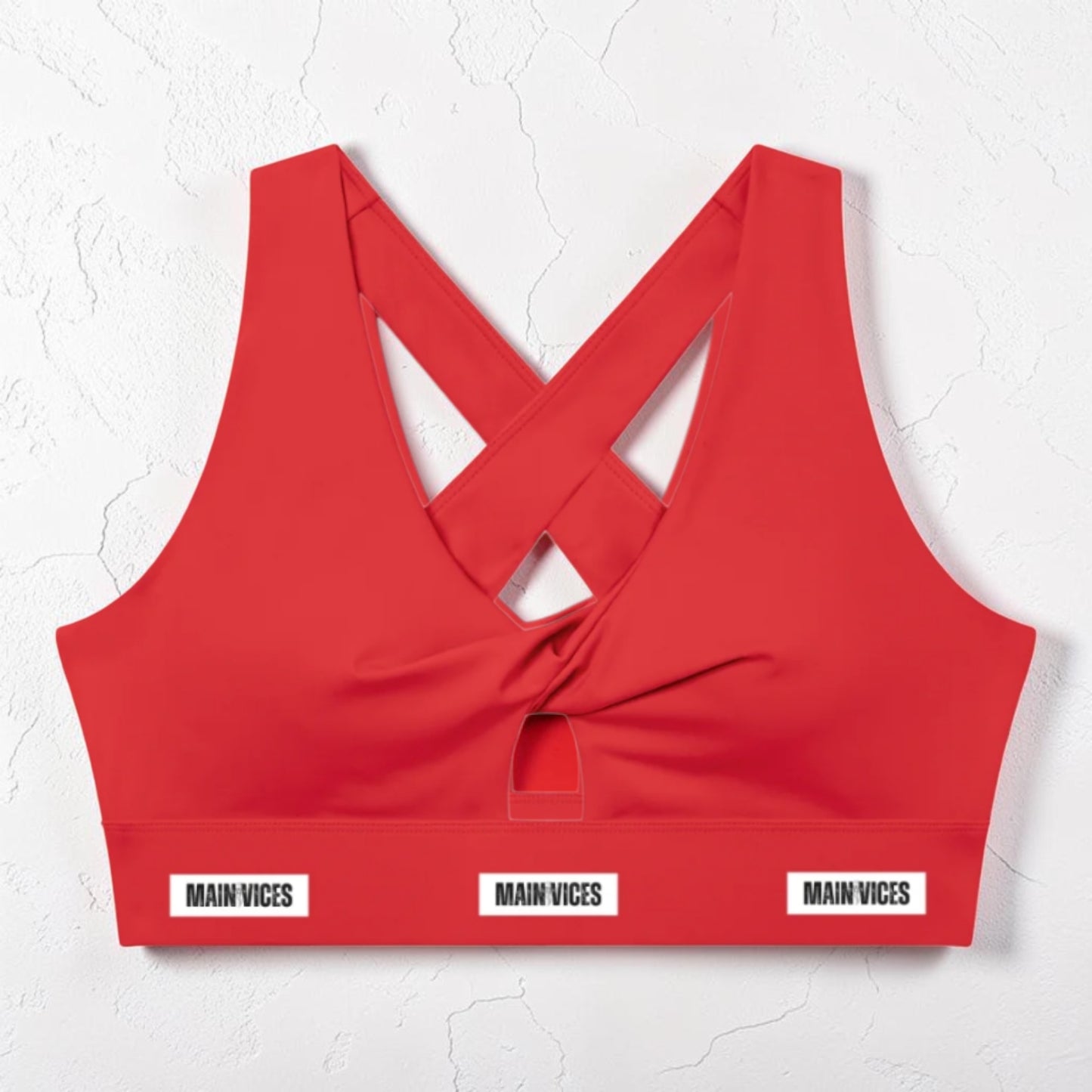 Twist Front Sports Bra