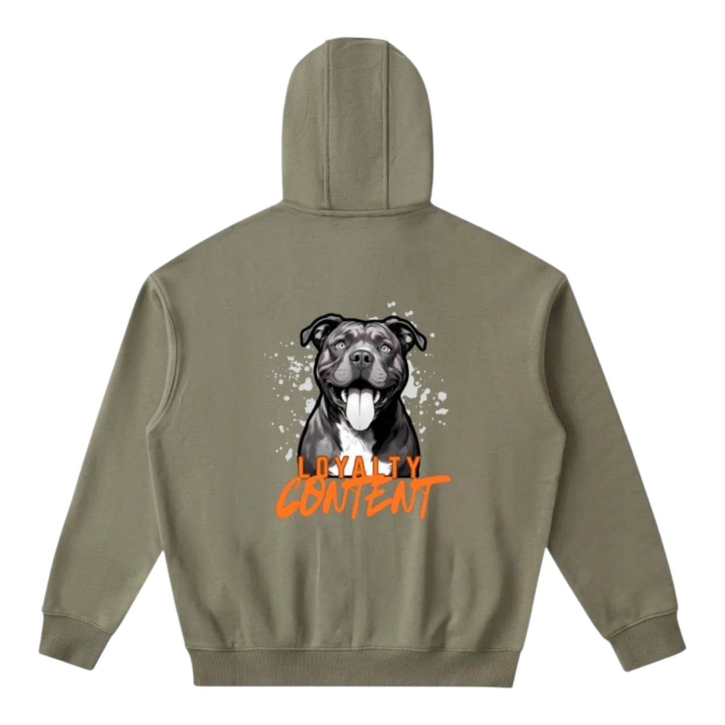 Drop-Shoulder Zip Up Hoodie